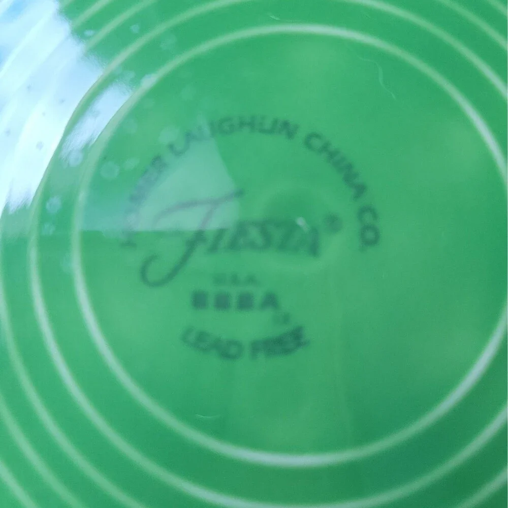 Vtg Fiestaware Salad Plates Set Of 4 Homer Laughlin 7.25 inch Assorted Colors